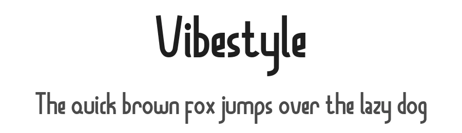Vibestyle by Hedi Miftah — Sans Serif Font