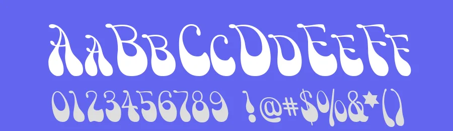 Victor Moscoso by K-Type — Decorative Font — thumbnail 3