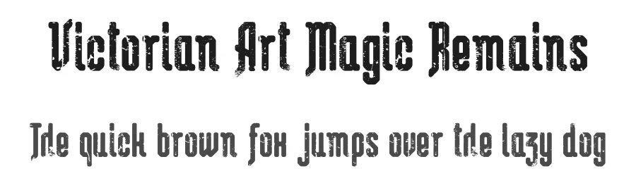 Victorian Art Magic Remains