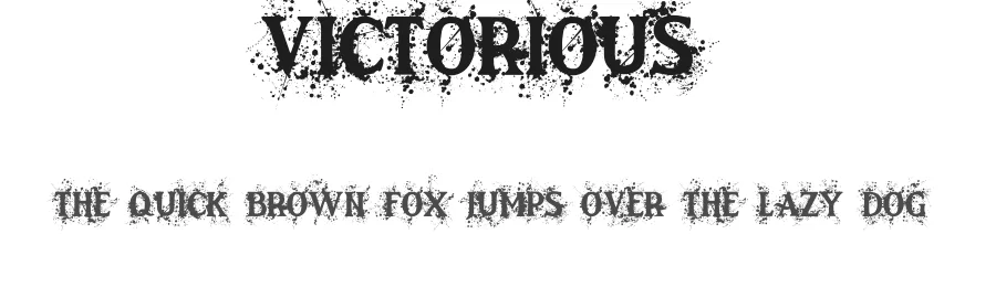 Victorious by Vladimir Nikolic — Decorative Font