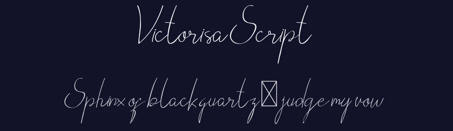 Victorisa Script by Edric Studio — Script Handwritten Font — thumbnail 2