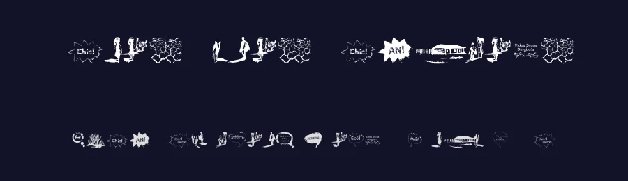 Vidas Secas Dingbats by Ana Paula Putka — Dingbats Font — thumbnail 2
