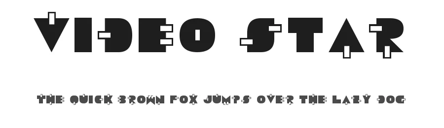 Video Star by Iconian Fonts — Decorative Font