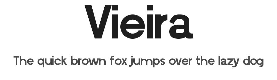 Vieira by Matias Romero — Sans Serif Font