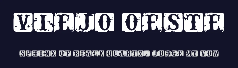Viejo Oeste by Woodcutter — Decorative Font — thumbnail 2
