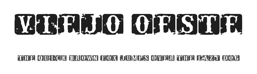 Viejo Oeste by Woodcutter — Decorative Font