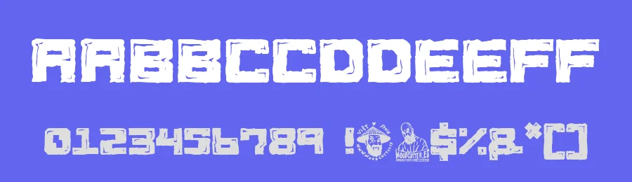 Viet Hardcore by Woodcutter — Decorative Font — thumbnail 3
