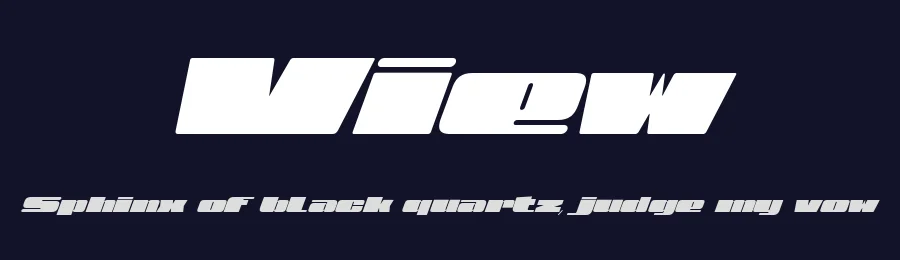 View by deFharo — Display Font — thumbnail 2