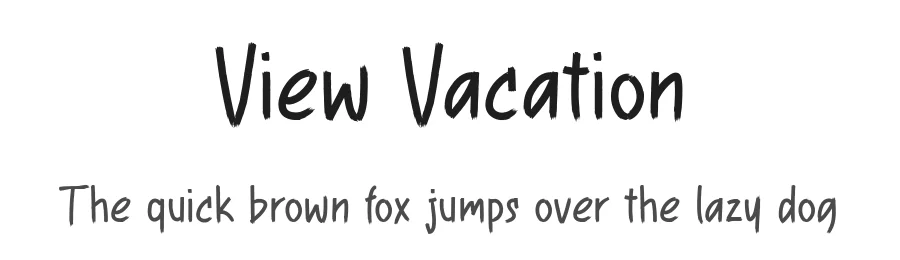 View Vacation