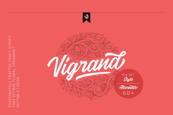 Vigrand Font by Aluyeah Studio — Script Handwritten Font
