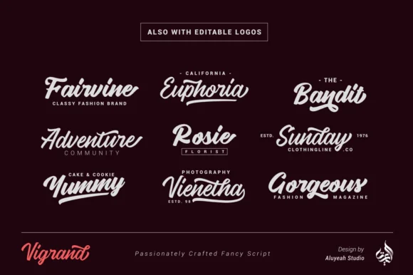 Vigrand Font by Aluyeah Studio — Script Handwritten Font — thumbnail 4