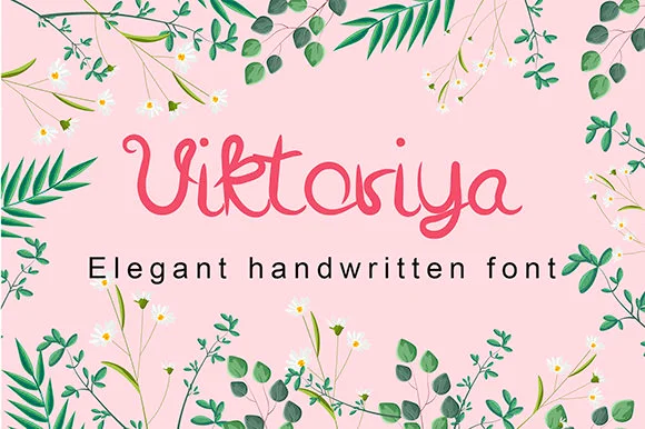 Viktoria Font by Yaroslav Matveev by Yaroslav Matveev — Script Handwritten Font