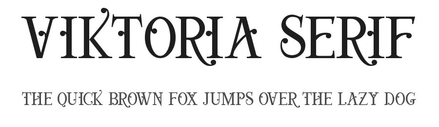 Viktoria Serif by Figuree Studio — Decorative Font