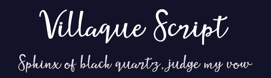 Villaque Script by Bandit handmade — Script Handwritten Font — thumbnail 2