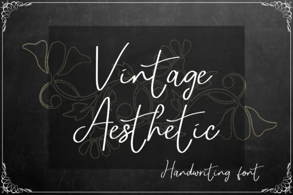 Vintage Aesthetic Font by erik studio — Script Handwritten Font