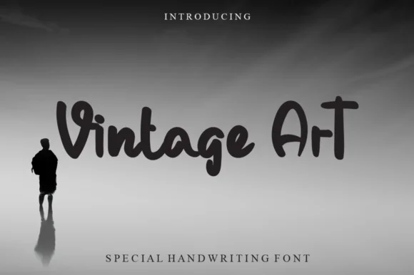 Vintage Art Font by Garcio — Script Handwritten Font