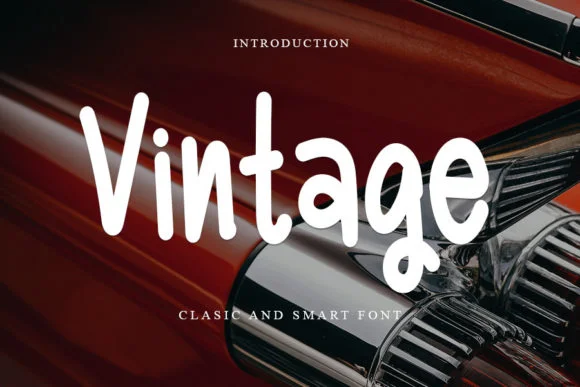 Vintage Font by Intana Type by Intana Type — Script Handwritten Font
