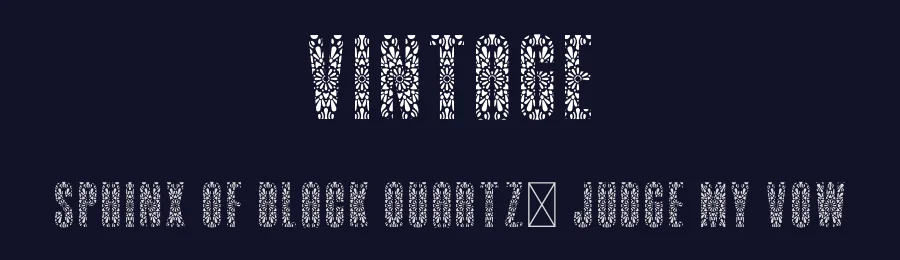 Vintage by Scratchones — Decorative Font — thumbnail 2
