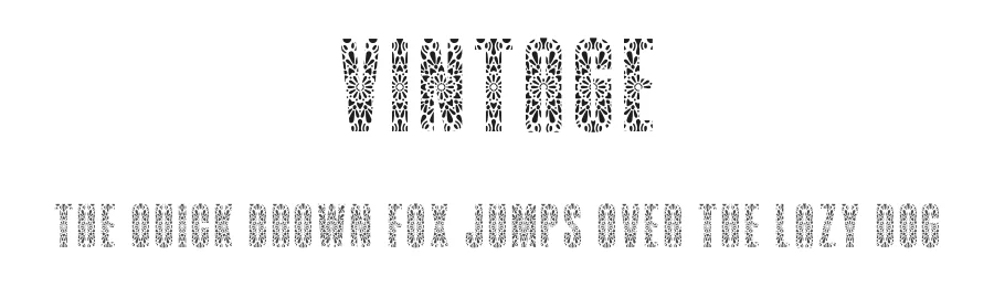 Vintage by Scratchones — Decorative Font