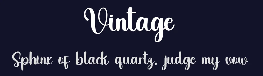 Vintage by FreshtypeINK — Script Handwritten Font — thumbnail 2