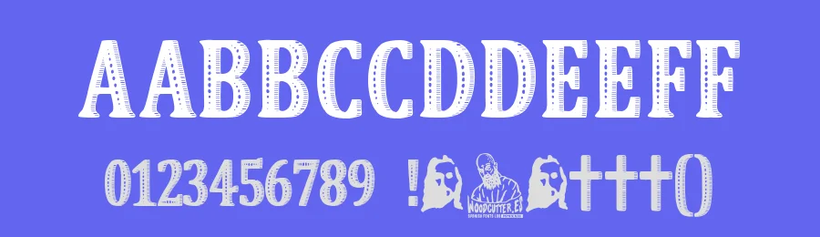 Vintage Faith by Woodcutter — Decorative Font — thumbnail 3