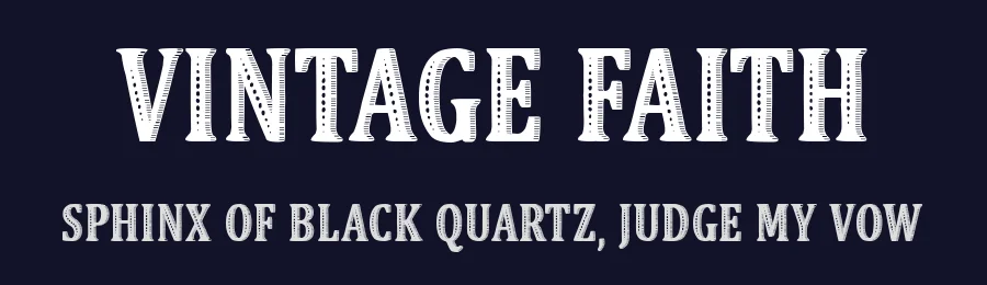 Vintage Faith by Woodcutter — Decorative Font — thumbnail 2