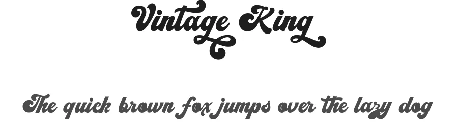 Vintage King by PutraCetol Studio β Decorative Font