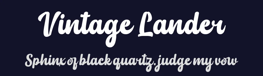 Vintage Lander by Din Studio — Script Handwritten Font — thumbnail 2