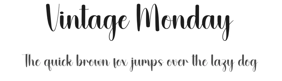 Vintage Monday