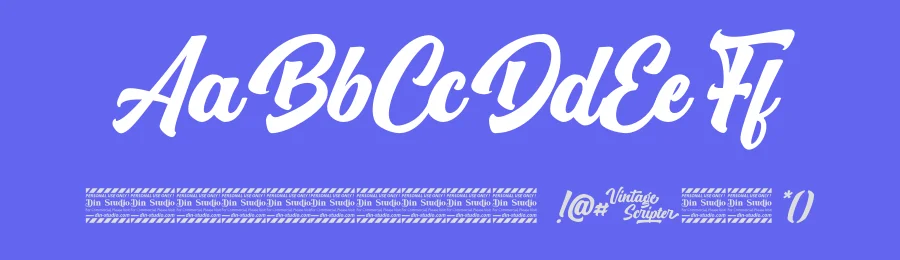 Vintage Scripter by Din Studio — Script Handwritten Font — thumbnail 3