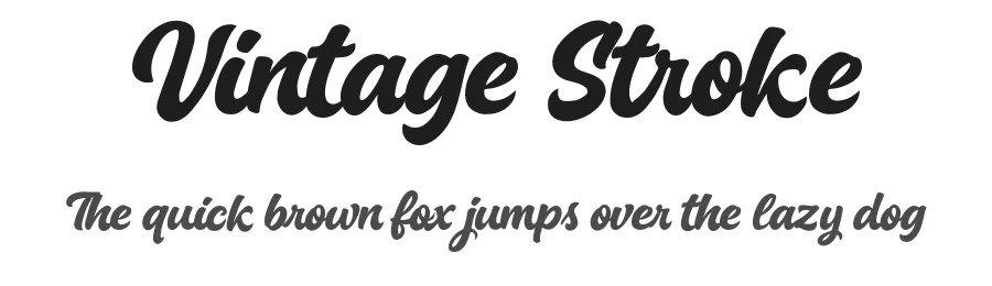 Vintage Stroke