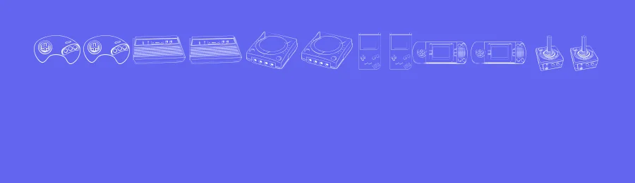 Vintage Video Games by Super — Dingbats Font — thumbnail 3