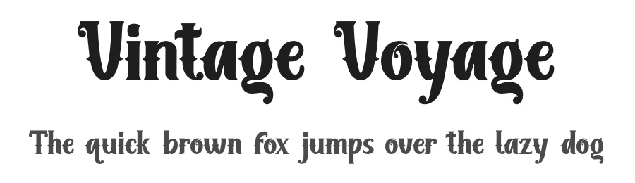 Vintage Voyage by Aveni Letter Type — Decorative Font