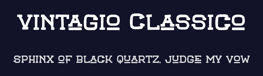 Vintagio Classico by Tokokoo Studio — Decorative Font — thumbnail 2