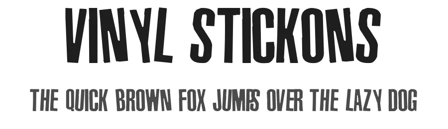 Vinyl Stickons