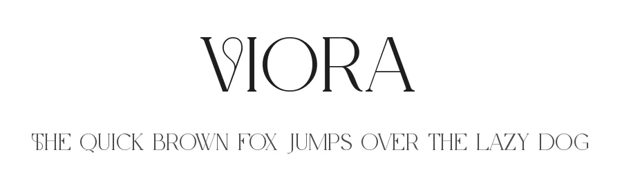 Viora by Slide Shoot Type — Decorative Font