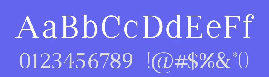 VIP Roman by André Uenojo — Serif Font — thumbnail 3