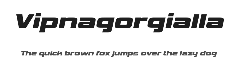 Vipnagorgialla by Typodermic Fonts — Display Font