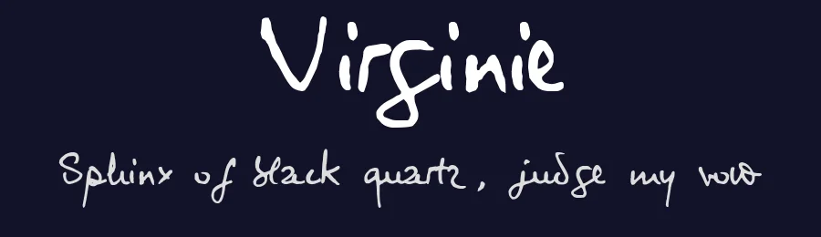 Virginie by philing.net — Script Handwritten Font — thumbnail 2
