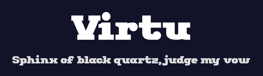 Virtu by Chequered Ink — Serif Font — thumbnail 2