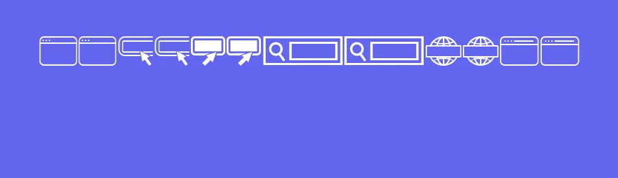 Virtual World by Vladimir Nikolic — Dingbats Font — thumbnail 3