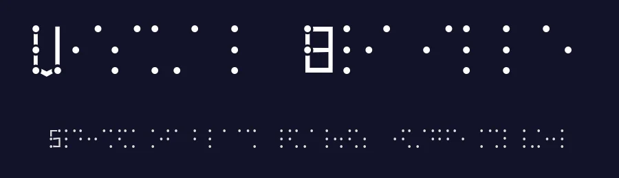 Visual Braille by nm_boys merz_akademie — Decorative Font — thumbnail 2