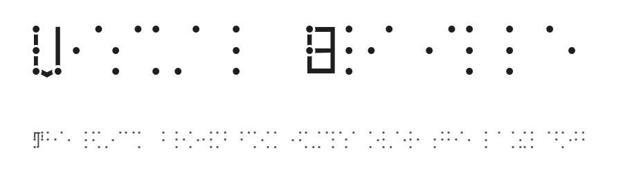 Visual Braille by nm_boys merz_akademie — Decorative Font