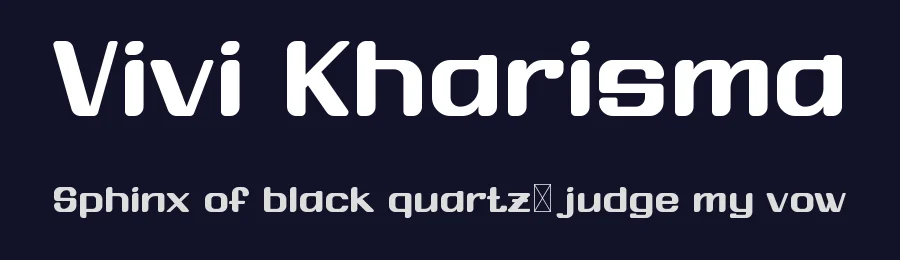 Vivi Kharisma by Sugi Harto — Sans Serif Font — thumbnail 2