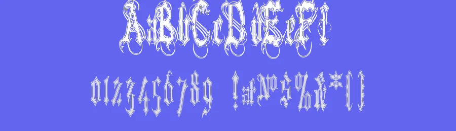 Vlad Tepes II  (Vlads Dad) by Bolt Cutter Design-Industrial Strength — Blackletter Font — thumbnail 3