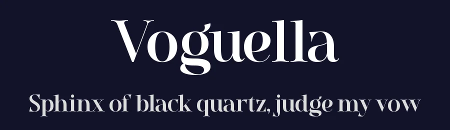 Voguella by Moka Type Studio — Serif Font — thumbnail 2