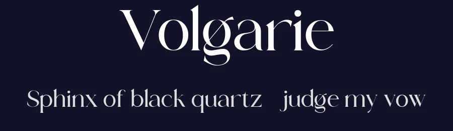 Volgarie by Achmad Yani — Serif Font — thumbnail 2
