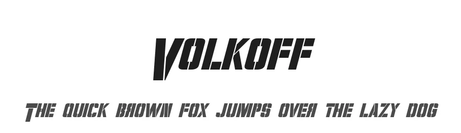 Volkoff by Pixel Sagas — Decorative Font