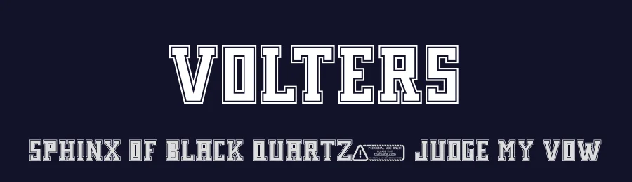 Volters by Kong Font — Decorative Font — thumbnail 2