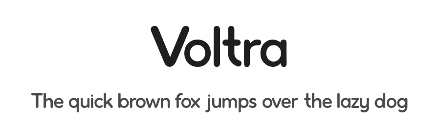 Voltra by Kong Font — Sans Serif Font